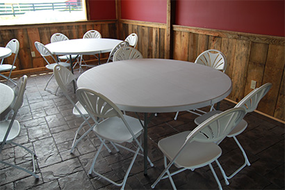 Lydia Mountain Weddings Add-Ons Tables and Chairs